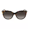 Okulary przeciwsłoneczne Longchamp LO727S-230 dla kobiet Havana Brązowy Gradient 54mm