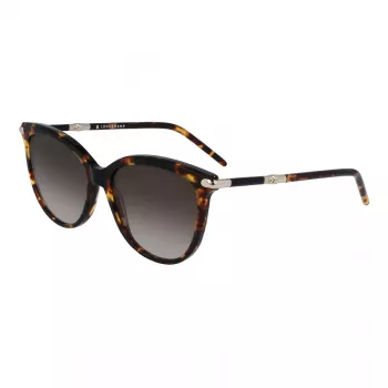 Okulary przeciwsłoneczne Longchamp LO727S-230 dla kobiet Havana Brązowy Gradient 54mm