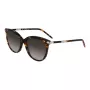 Okulary przeciwsłoneczne Longchamp LO727S-230 dla kobiet Havana Brązowy Gradient 54mm
