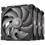 SUDOKOO Mach120 PWM Fan 3-Pack, 120mm, Czarny