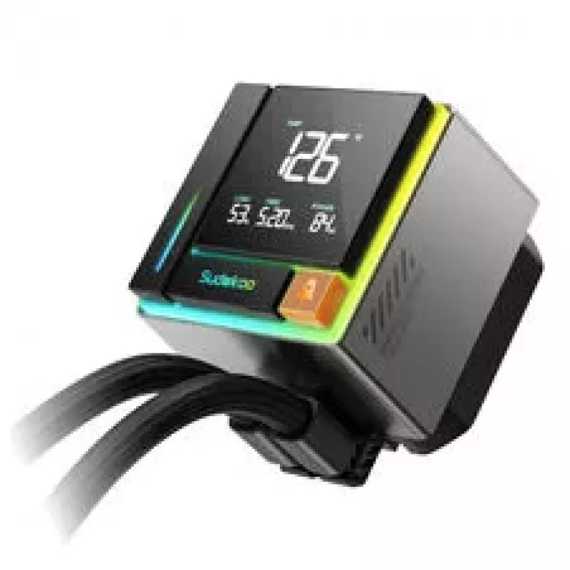Sudokoo Energlo 360 AiO Chłodzenie Cieczą CPU, Wyświetlacz LCD, ARGB - 360mm, Czarny