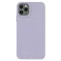 iLike Apple iPhone 11 Pro Max Silikonowe etui Telefon Fioletowy