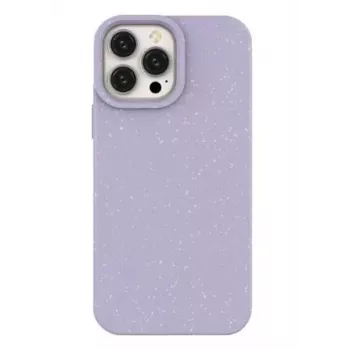 Eco Apple iPhone 14 Pro Silikonowa Degradowalna Obudowa Fioletowa