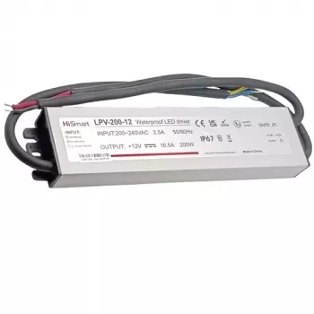 HISMART LPV-200-12 Zasilacz 12V 16.5A 200W IP67