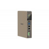 QNAP QBoat-300 Ultra-Kompaktowy Serwer NAS Bez Wentylatora z Dwoma Slotami M.2 NVMe/SATA, Intel Celeron J3455 Quad-Core, 4GB RAM, Podwójny Gigabit Ethernet, HDMI, 2x USB 3.0