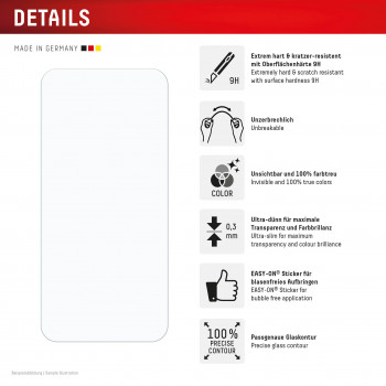 E.V.I. DISPLEX Smart Glass Szkło ochronne do Xiaomi 13T Pro / 13T – hartowane szkło 9H, ultra-clear, ramka Easy-On