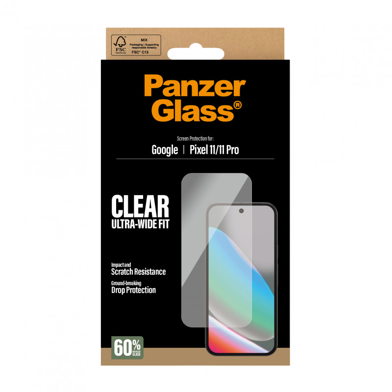 PanzerGlass Ultra-Wide Fit Szkło ochronne do Google Pixel 11 / 11 Pro