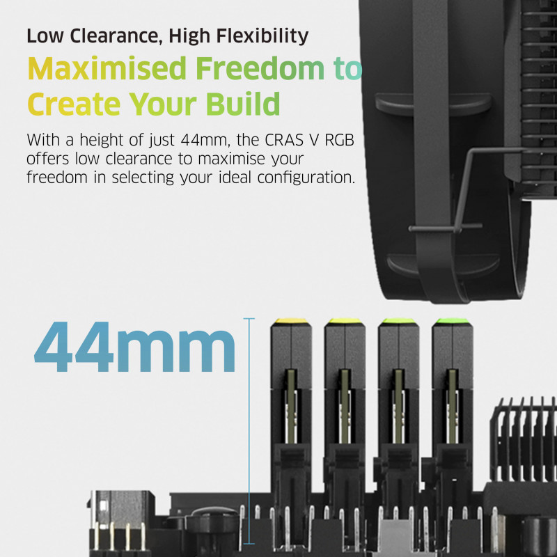 KLEVV CRAS V RGB 32GB (2x16GB) DDR5 6000MHz CL30 Zestaw pamięci