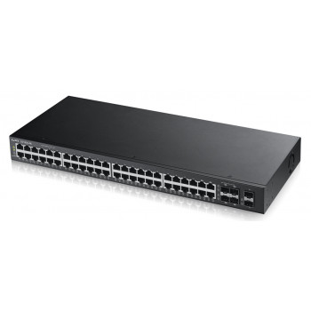 ZyXEL GS1920-48 48-portowy Gigabit Smart Managed Switch z 4 portami SFP Uplink i PoE+ (375W)