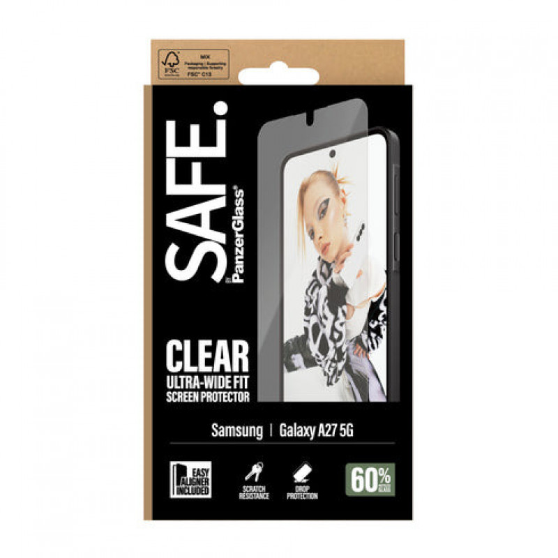 SAFE by PanzerGlass Ultra-Wide Fit Szkło hartowane na ekran z EasyAligner do Samsung Galaxy A27 5G