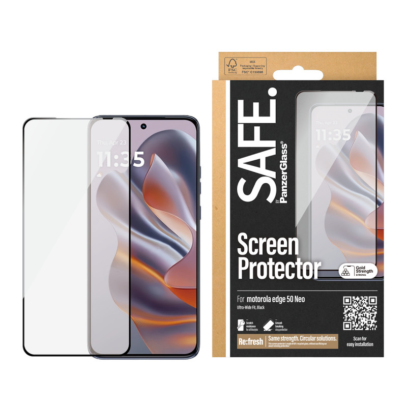 SAFE by PanzerGlass Motorola Edge 50 Neo Ochrona ekranu Ultra-Wide Fit SAFE95985