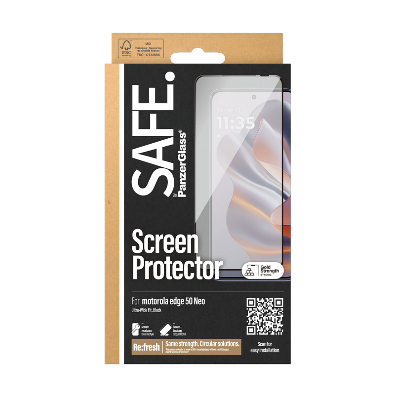 SAFE by PanzerGlass Motorola Edge 50 Neo Ochrona ekranu Ultra-Wide Fit SAFE95985