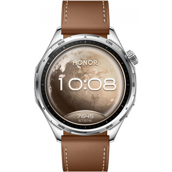 HONOR Watch 6 Brązowy Smartwatch z wyświetlaczem AMOLED, monitorowaniem tętna i SpO2, baterią na 10 dni