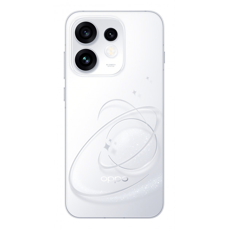 OPPO Reno16 5G 8GB RAM 512GB Pamięci 6,7-calowy AMOLED 120Hz Wyświetlacz 50MP OIS Potrójny aparat 80W Szybkie ładowanie Biały
