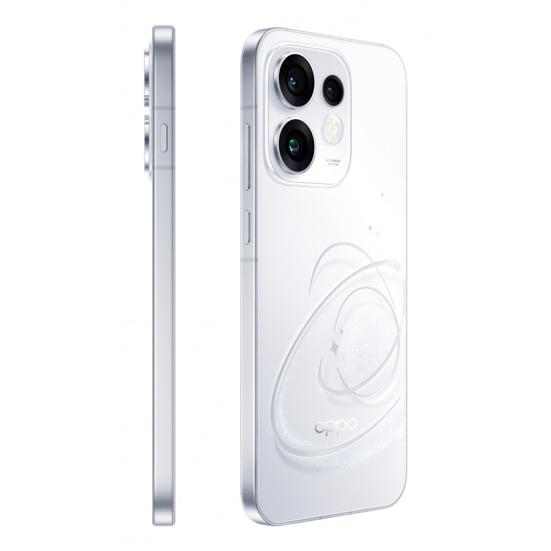 OPPO Reno16 5G 8GB RAM 512GB Pamięci 6,7-calowy AMOLED 120Hz Wyświetlacz 50MP OIS Potrójny aparat 80W Szybkie ładowanie Biały