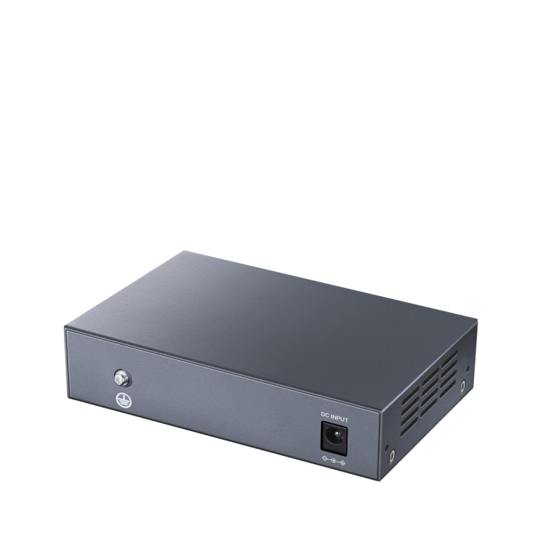 CUDY GS105ES1 5-portowy lekki zarządzalny przełącznik Gigabit z 1 SFP, 4 RJ45, VLAN, QoS, do biurka