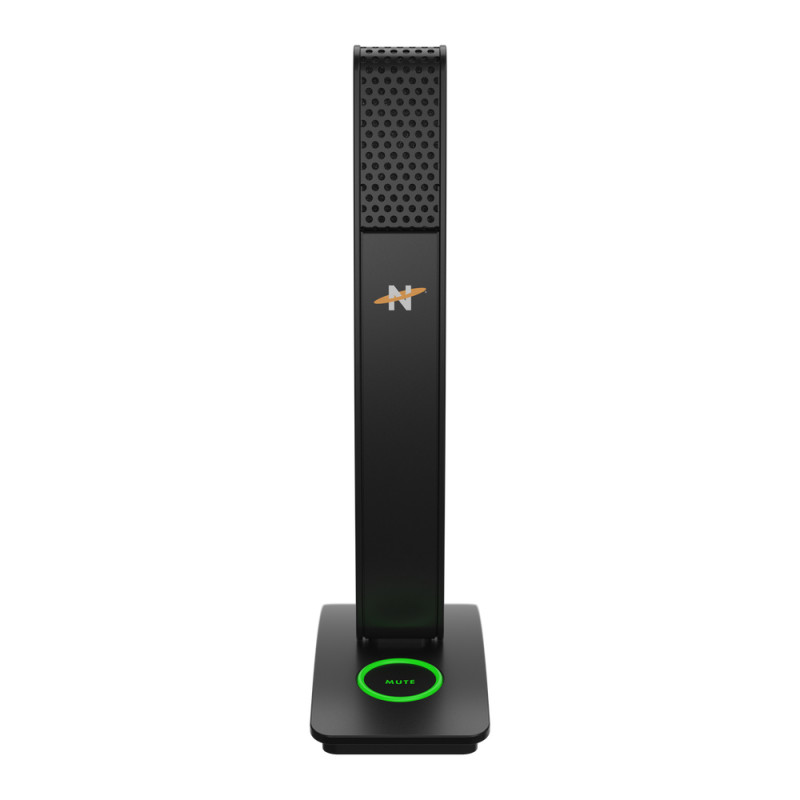 Neat MIC-1010-01 USB Mikrofon pojemnościowy z charakterystyką kardioidalną, monitoringiem słuchawkowym, wyciszeniem, statywem biurkowym