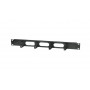 Intellinet 204279 19 inch 1U Organizator kabli do szafy rack z 4 hakami, głębokość 48 mm, czarny