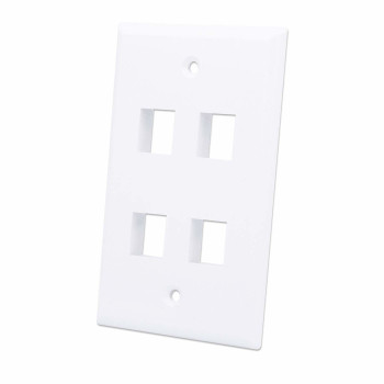 Intellinet 163316 Puszka natynkowa na 4 moduły Keystone, biała