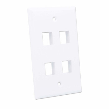 Intellinet 163316 Puszka natynkowa na 4 moduły Keystone, biała