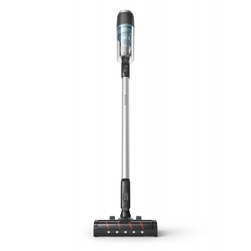 Philips Aqua 3000 Series XC3131/01 Bezprzewodowy Odkurzacz Pionowy z Funkcją Czyszczenia na Mokro i Sucho, 21.6 V, 50 min Czasu Pracy, Pojemnik na Kurz 0.3 L, Dysza Aqua LED, Tryb Ręczny, Biały