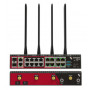 Opengear OM1308-8E-C Przemysłowy przełącznik Gigabit PoE+ z 8-portowym serwerem szeregowym, 8x RS-232 (X1/X2 do wyboru), 8x 10/100/1000BASE-T, budżet PoE 240W, montaż na szynę DIN