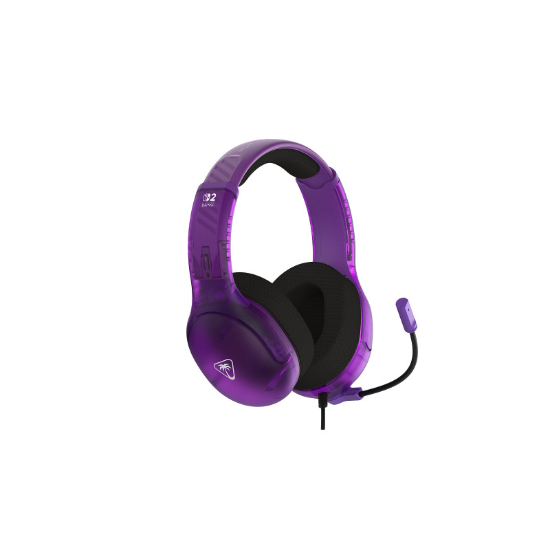 Turtle Beach TBS-8003-45 Bezprzewodowy zestaw słuchawkowy do gier z przetwornikami 50mm Nanoclear, baterią 48-godzinną, mikrofonem z funkcją wyciszenia przez odchylenie, czarny