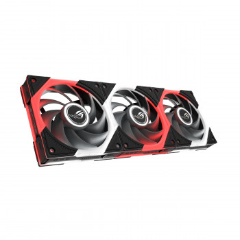 ASUS ROG Eurux GR120 ARGB 120 mm wentylator obudowy, zestaw 3 w 1, czarny