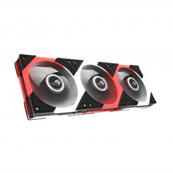 ASUS ROG Eurux GR120 ARGB 120 mm wentylator obudowy, zestaw 3 w 1, czarny
