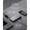 ICY BOX 12-w-1 Diamond Dock stacja dokująca USB-C z podwójnym wyświetlaniem 4K, 100W Power Delivery, Gigabit Ethernet i czytnikiem kart