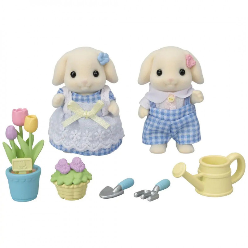 EPOCH Sylvanian Families - Zestaw ogrodowy z kwiatami i figurkami