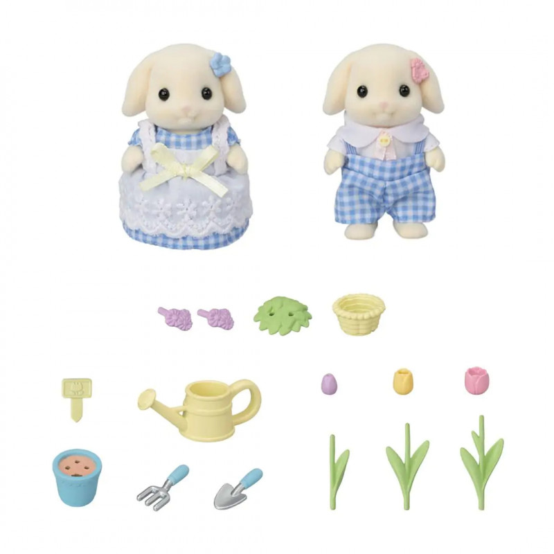 EPOCH Sylvanian Families - Zestaw ogrodowy z kwiatami i figurkami
