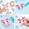 EPOCH Aquabeads Craft Studio Zestaw Startowy – Ponad 800 koralików aktywowanych wodą w 12 kolorach, wielokrotnego użytku taca do układania, pisak do koralików i spryskiwacz, bez ciepła i kleju, kreatywny zestaw do sztuki koralikowej dla dzieci od 4 lat