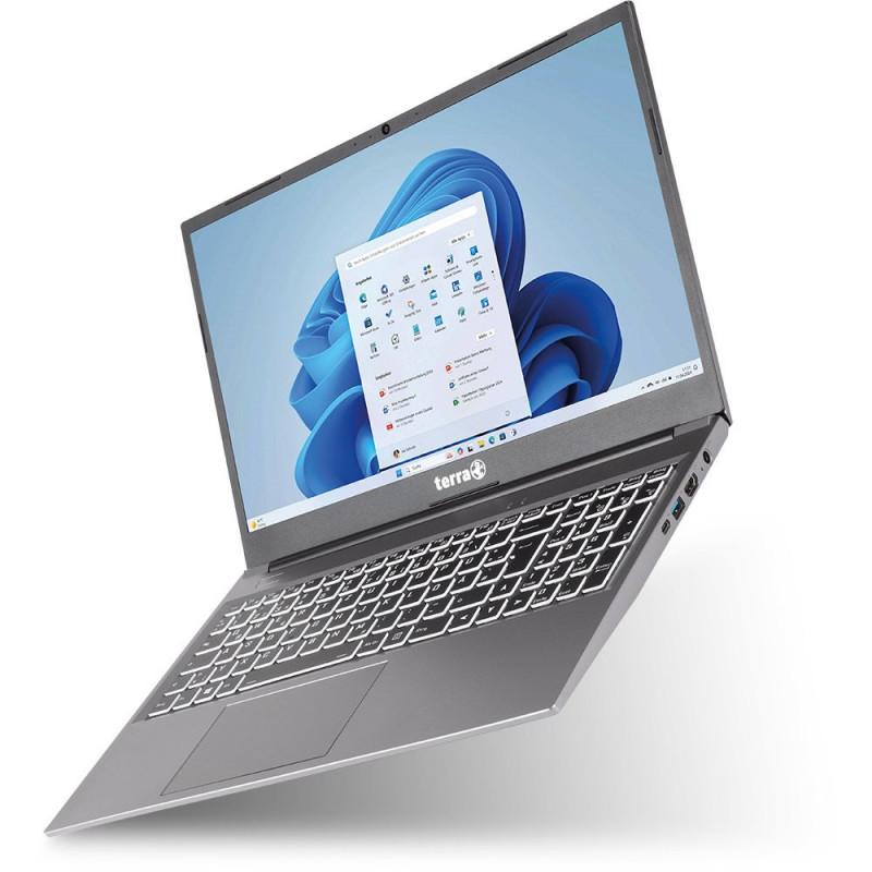 WORTMANN AG TERRA MOBILE 1517R US - 15,6 inch Full HD IPS Laptop, Intel Core i5-1135G7, 8GB RAM, 250GB SSD, Windows 10 Pro, Wi-Fi 6, Czarny