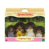 KAISER ELEKTRO Sylvanian Families Rodzina Jeży z Stachel - Kolekcjonerski zestaw figurek zwierząt z meszkiem, 4 figurki z grzebieniem, wiek 3+