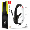 Turtle Beach Airlite Fit Headset NS Czarno-Biały - Przewodowy nauszny zestaw słuchawkowy gamingowy z mikrofonem Flip-to-Mute