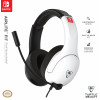 Turtle Beach Airlite Fit Headset NS Czarno-Biały - Przewodowy nauszny zestaw słuchawkowy gamingowy z mikrofonem Flip-to-Mute