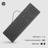 HP 150 Przewodowa Klawiatura HE - Pełnowymiarowa klawiatura USB, czarna, odporna na zalanie, klawiatura numeryczna 664R5AA#ABT