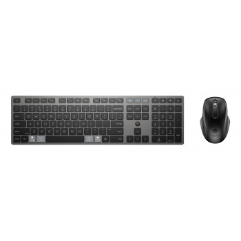 HP 720 Multi-Device Rechargeable Wireless Keyboard and Mouse Combo 9T5A9AA#ABE