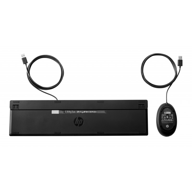 HP Desktop 320MK Przewodowy zestaw klawiatury i myszy, rosyjska klawiatura, czarny 9SR36AA#ACB
