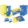 LEITZ Active Urban Chic segregator z dźwignią 65 mm Stratos Grey A4 Polyfoam zaokrąglony grzbiet Duo-Optik z otworem na palec (1117-00-32)