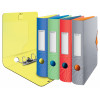 LEITZ Active Urban Chic segregator dźwigniowy, 180°, 65 mm, jasnoczerwony, A4, pianka poliuretanowa, Duo-Optik, zaokrąglony grzbiet 1117-00-20