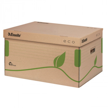 Esselte ECO pudełko archiwizacyjne 623918, naturalny brązowy karton, 439x345x242 mm