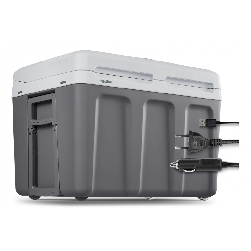 MEDION MD13102 TC45 Termoelektryczna chłodziarka 40L Szara - Chłodzenie i Ogrzewanie, 12V/220-240V/5V USB 50078386