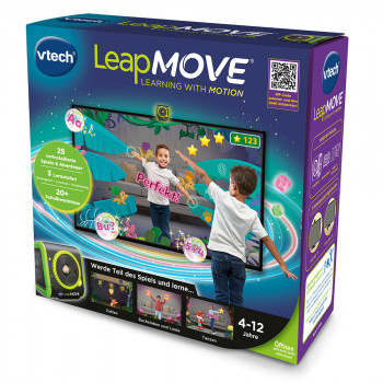 VTech LeapMOVE dziecięcy tracker aktywności z grami i wyzwaniami, kolorowy wyświetlacz LCD, wodoodporny, akumulatorowy, niebiesko-zielony 80-618704