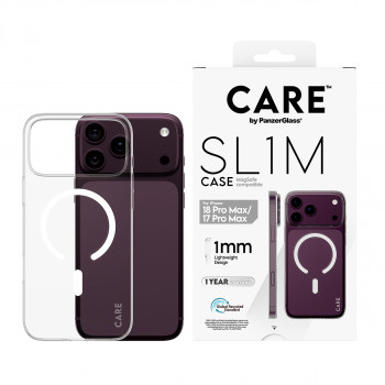 PanzerGlass CARE™ SL1M etui przezroczyste z MagSafe dla iPhone 17 Pro Max