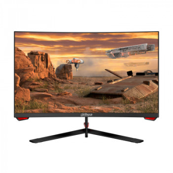 Dahua DHI-LM27-E230C-A5-V2 27 inch zakrzywiony monitor do gier Full HD VA, 165Hz, 1ms MPRT, FreeSync, DisplayPort, 2x HDMI, VESA 75x75, czarny