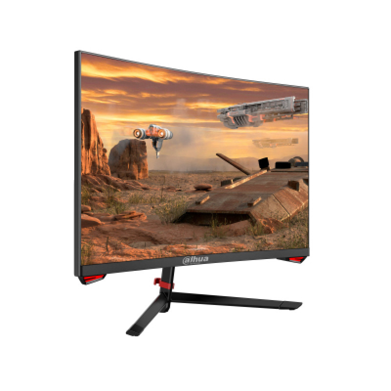 Dahua DHI-LM27-E230C-A5-V2 27 inch zakrzywiony monitor do gier Full HD VA, 165Hz, 1ms MPRT, FreeSync, DisplayPort, 2x HDMI, VESA 75x75, czarny