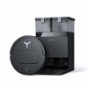 Robot odkurzacz Ecovacs Deebot T50 Omni ze stacją automatycznego opróżniania, moc ssania 8000 Pa, mycie mopa gorącą wodą, TrueMapping 2.0, AIVI 3D 2.0, czarny DDX57