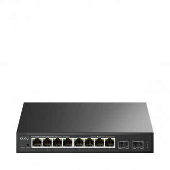 Cudy GS108ES2 8-portowy przełącznik Gigabit Ethernet z 2 portami uplink SFP